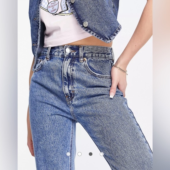 Pull & Bear High-waist Mom Jeans - Picture 2 of 8